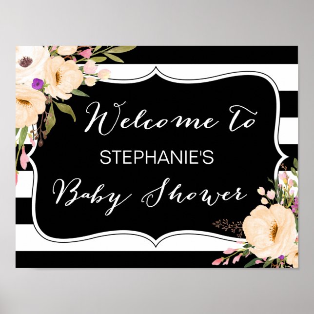 Wasserfarbe Anemone Blooms Baby Duster Poster (Vorne)