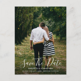 Wasserfarbe Anemone Skript Save the Date Postkarte