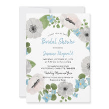 Wasserfarbe Anemonen Blumenregen | BRAUTPARTY