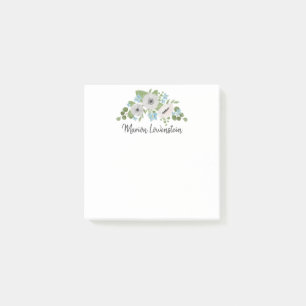 Wasserfarbe Anemones Blühende Blumen Whimsikum Post-it Klebezettel
