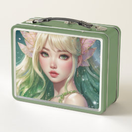 Wasserfarbe Anime Metal Lunchbox