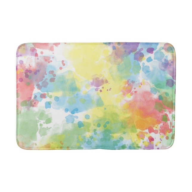 Wasserfarbe Badematte (Vorderseite)