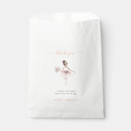 Wasserfarbe Ballerina Kinder Kalligraphie Niedlich Geschenktütchen