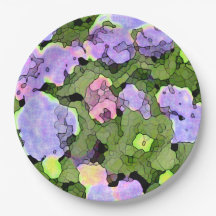 Wasserfarbe Batik Hydrangeas