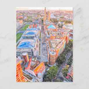 Wasserfarbe Berlin. Karten am Potsdamer Platz