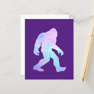 Wasserfarbe Bigfoot