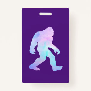 Wasserfarbe Bigfoot Ausweis
