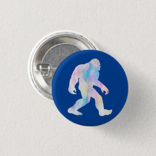 Wasserfarbe Bigfoot Button