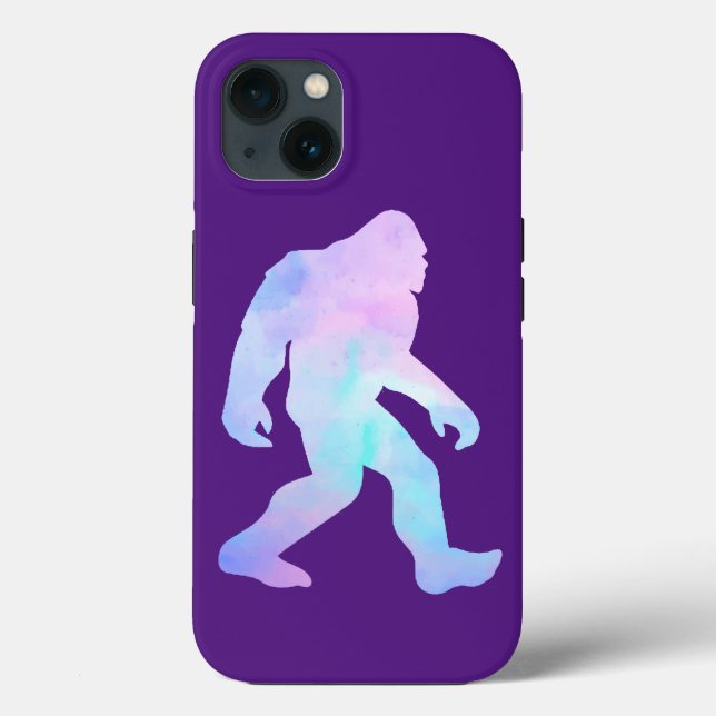 Wasserfarbe Bigfoot Case-Mate iPhone Hülle (Rückseite)