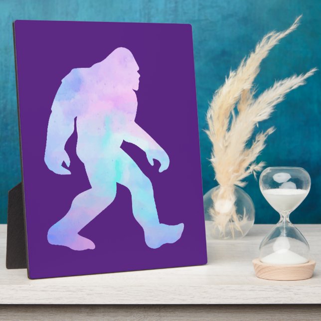 Wasserfarbe Bigfoot Fotoplatte (Seite)