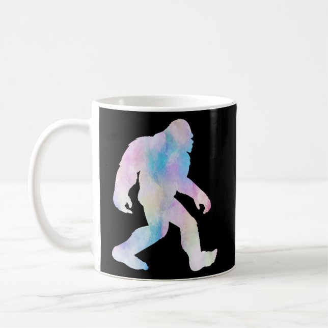 Wasserfarbe Bigfoot Kaffeetasse (Links)