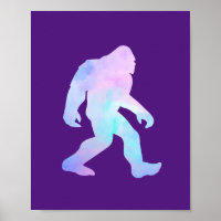 Wasserfarbe Bigfoot