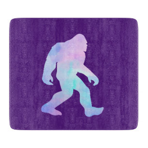 Wasserfarbe Bigfoot Schneidebrett