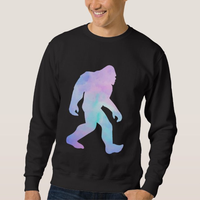 Wasserfarbe Bigfoot Sweatshirt (Vorderseite)