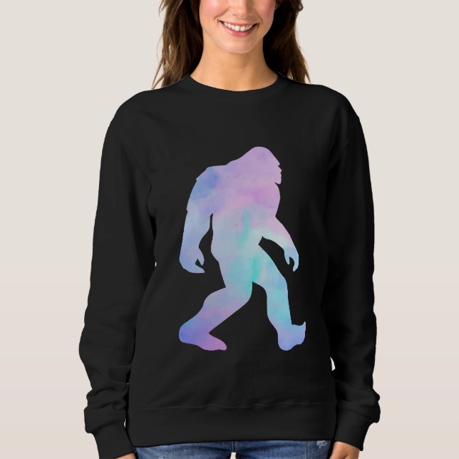 Wasserfarbe Bigfoot Sweatshirt (Vorderseite)