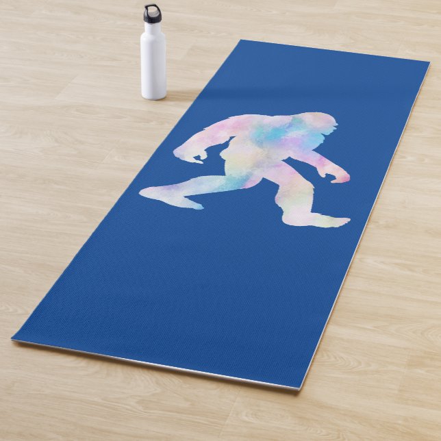 Wasserfarbe Bigfoot Yogamatte (Beispiel)