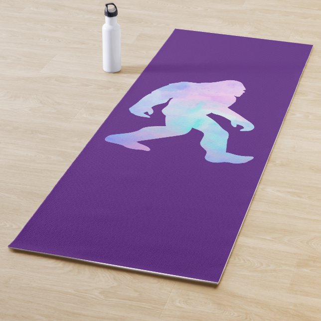 Wasserfarbe Bigfoot Yogamatte (Beispiel)