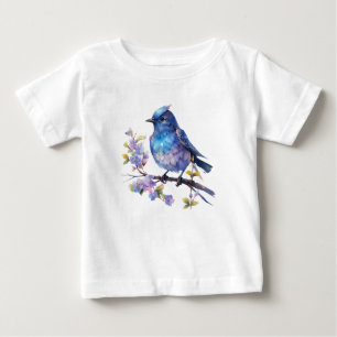 Wasserfarbe Blume Fairy Bird Clipart-73611 Baby T-shirt