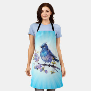 Wasserfarbe Blume Fairy Bird Clipart-73611 Schürze