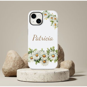 Wasserfarbe Blüten Daisy Blume Weißes Gehäuse M Case-Mate iPhone 14 Hülle