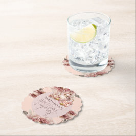 Wasserfarbe Brautpavillon Dusche Hoch Tee Untersetzer