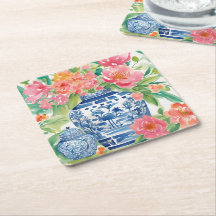 Wasserfarbe Chinoiserie Ginger Jar von Blume