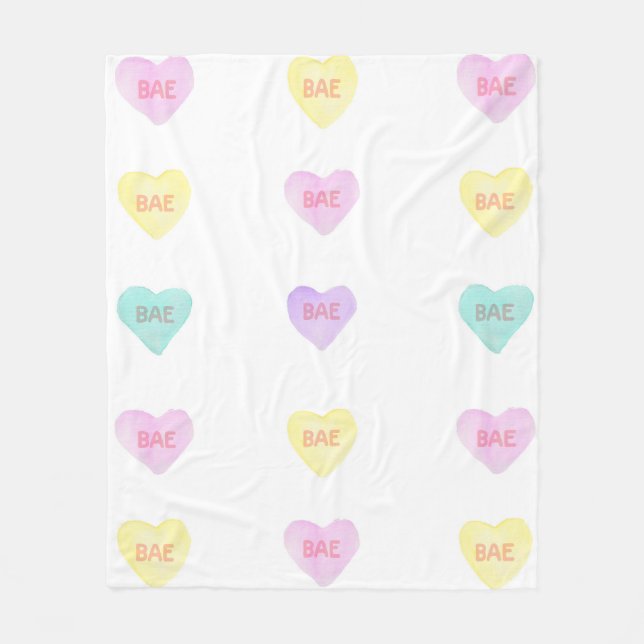Wasserfarbe Convo Heartz BAE Fleece Mittelblanken (Vorderseite)