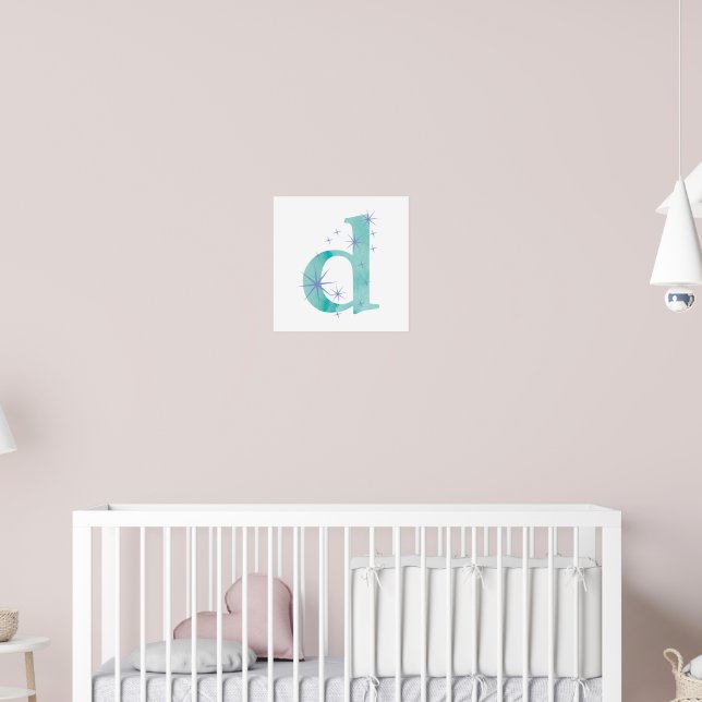 Wasserfarbe D Poster (Kinderzimmer 2)