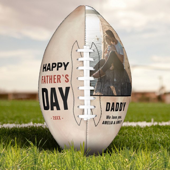 Wasserfarbe Daddy Happy Vatertag Foto Football (Von Creator hochgeladen)