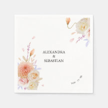 Wasserfarbe Dahlia & Rose Hochzeit