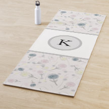 Wasserfarbe Dahlia Yoga-Matte
