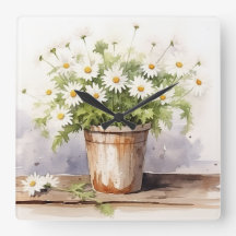 Wasserfarbe Daisy Bouquet