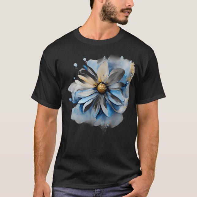 Wasserfarbe Daisy T-Shirt (Vorderseite)