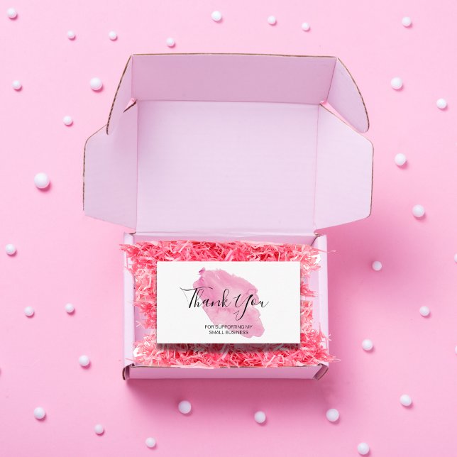 Wasserfarbe Danke, dass du mein kleines Kind unter Visitenkarte (Von Creator hochgeladen)