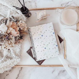 Wasserfarbe Delikate Wildblume Notebook Notizbuch