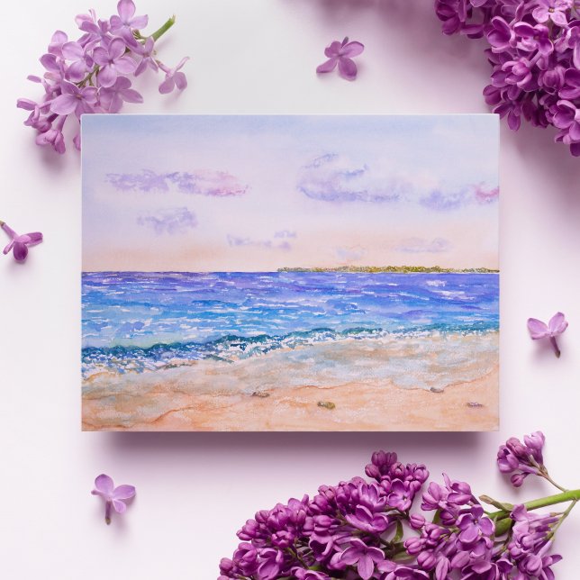 Wasserfarbe der Kaimaninseln Postkarte (Von Creator hochgeladen)