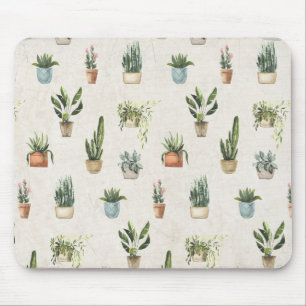 Wasserfarbe der Pflanze Mousepad