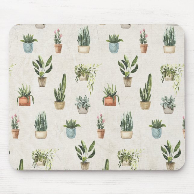 Wasserfarbe der Pflanze Mousepad (Vorne)