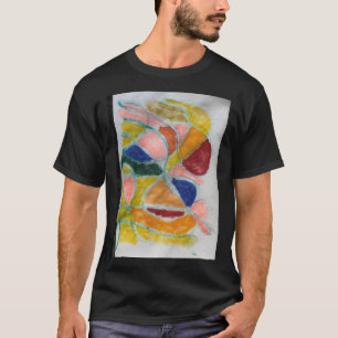 Wasserfarbe der Sommerimpressionen T-Shirt