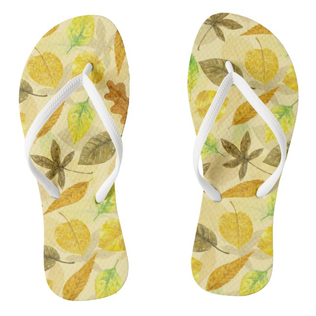 Wasserfarbe des Autors 2 Flip Flops (Fußbett)