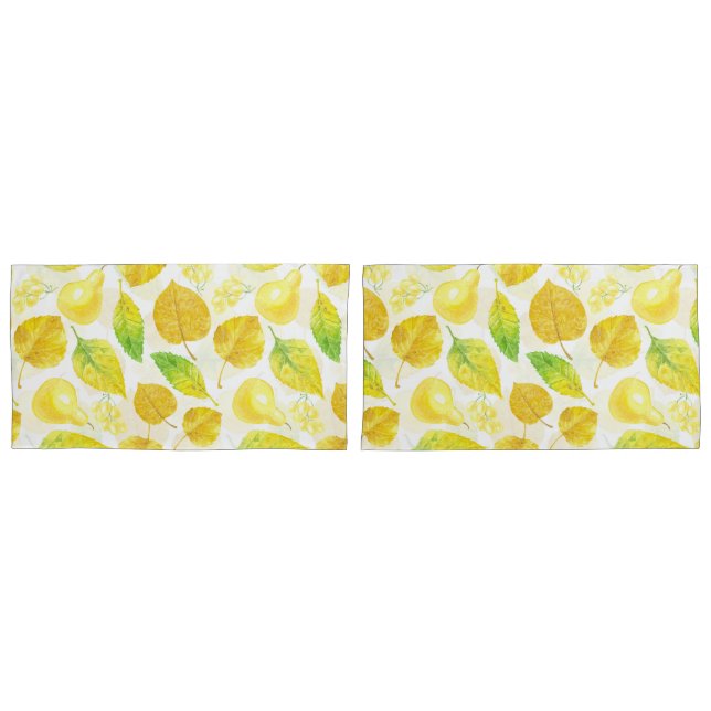 Wasserfarbe des Herbstes Kissenbezug (Vorderseite-Set)