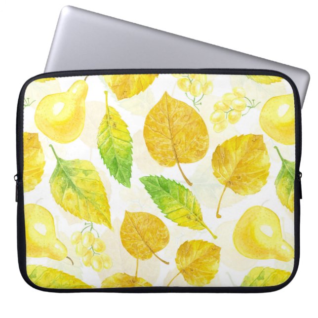 Wasserfarbe des Herbstes Laptopschutzhülle (Vorderseite)
