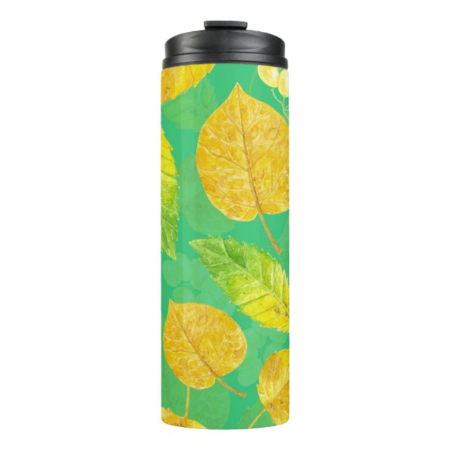 Wasserfarbe des Herbstes Thermosbecher (Vorderseite)