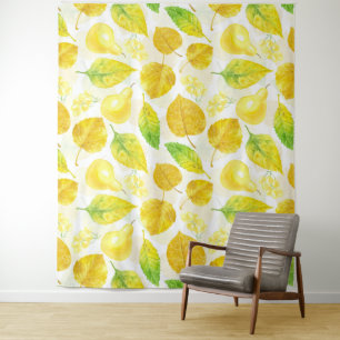 Wasserfarbe des Herbstes Wandteppich