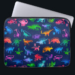 Wasserfarbe Dinosaurier Alphabet Farbenfroh Dino K Laptopschutzhülle<br><div class="desc">Wasserfarbe Dinosaurier Alphabet farbenfrohe Dino Kindermuster. Dinosaurier für jeden Buchstaben des Alphabets in einer farbenfrohen Aquarell-Silhouette.</div>
