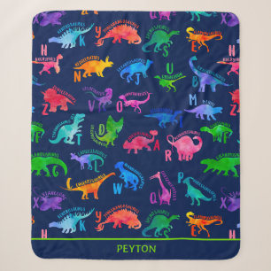 Wasserfarbe Dinosaurier Alphabet Farbenfroh Dino K Sherpadecke