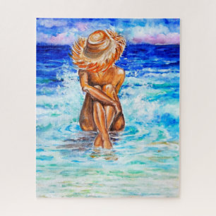 Wasserfarbe - direkt am Meer - Sommerurlaub