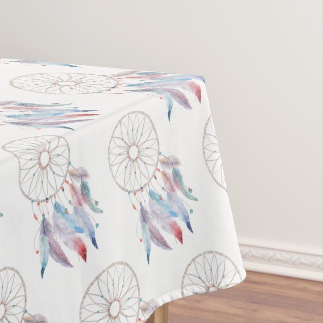 Wasserfarbe Dreamcatcher Niedlich Boho Babydusche Tischdecke (Beispiel)