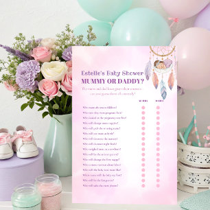 Wasserfarbe Dreatcher Baby Showroom Mama Vater Poster