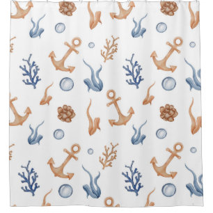 Wasserfarbe Duschvorhang